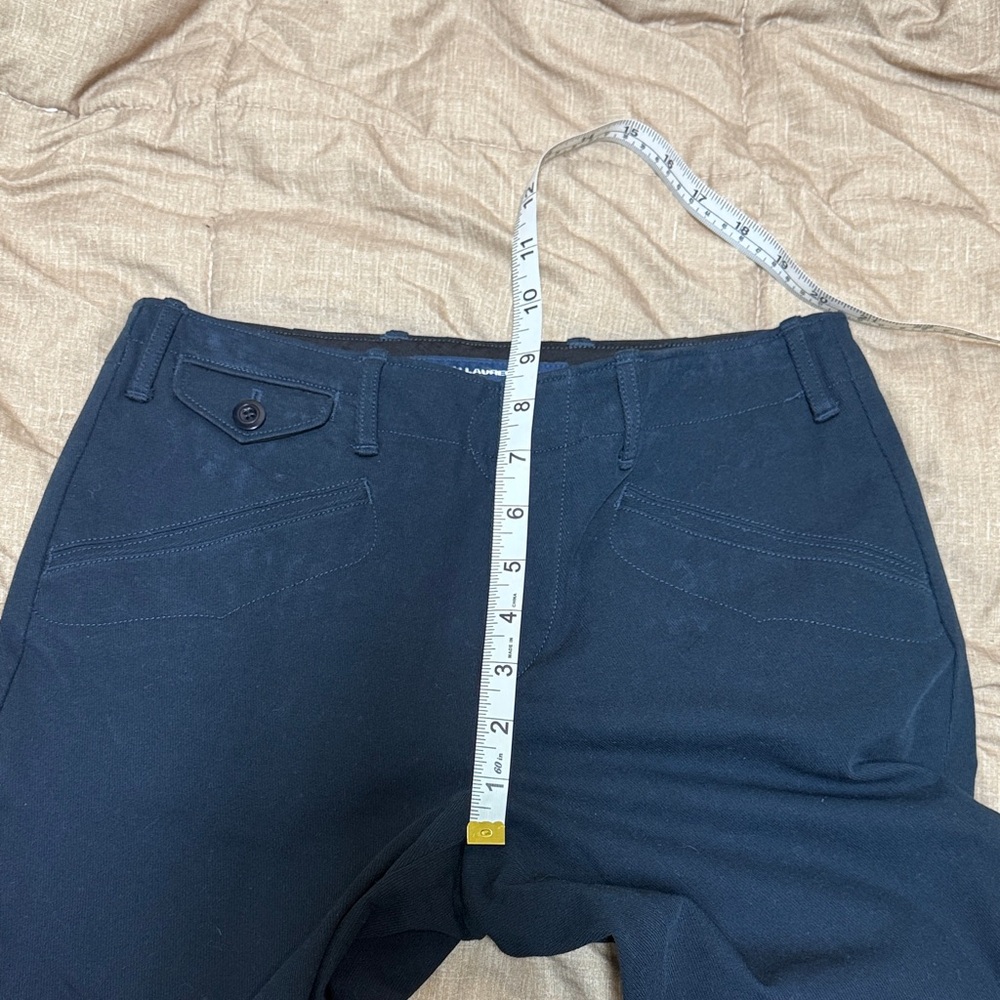 NWT Women’s Ralph Lauren Sport Equestrian Riding Pants Suede patches 4 Breeches - Picture 5 of 10